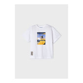 Mayoral Boys White Sunset Skateboard T-Shirt